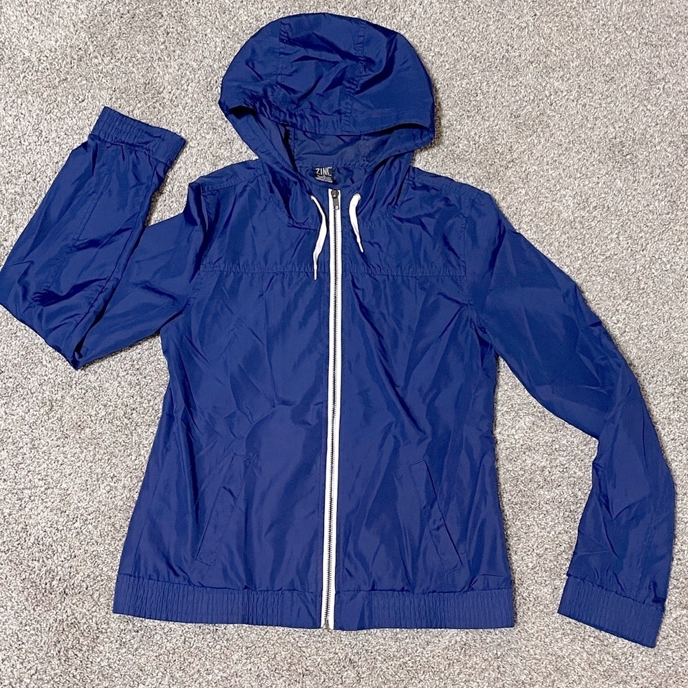 Blue ZINE Windbreaker